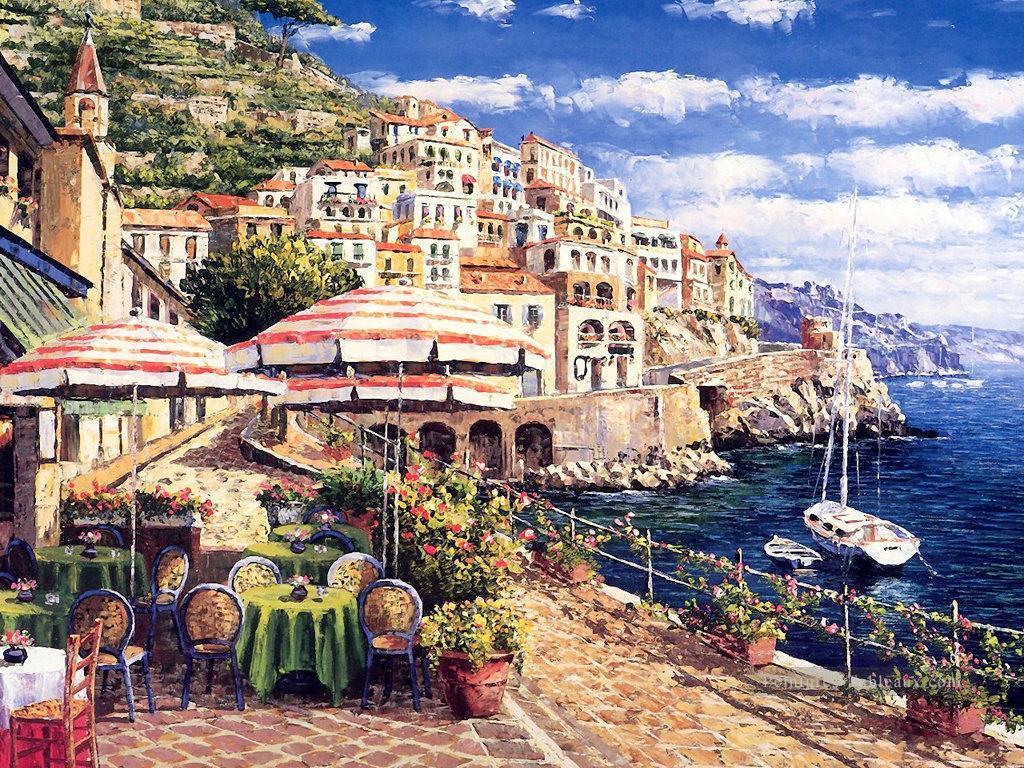 mt005 Mer Egée Méditerranée Peintures à l'huile